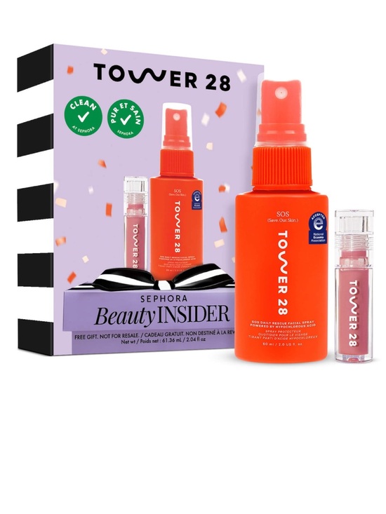 Tower 28 Other - Tower 28 SOS Daily Rescue Facial Spray & Lip Gloss Set ~ Best Sellers ~